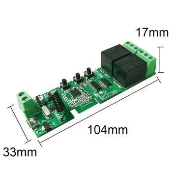 1CH 2CH DC5-32v Ewelink ZigBee3.0 Modul Releu de Control de la Distanță Comutator de Lumină Cu Vioce Alexa Google Casa Tuya de Viață Inteligentă RF 10A Imagine 2