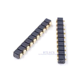 2 buc arc Pogo pin 10 Poziția 2.54 mm Pas 4.0 mm Înălțime Suprafață de Montare PCB Vertical Pin 10 conector Modular de Striptease