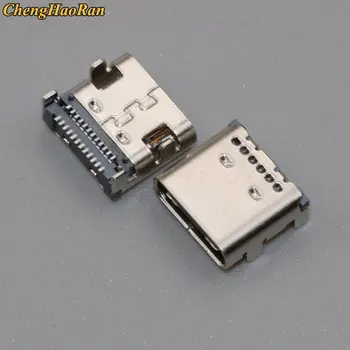 ChengHaoRan 1buc/lot de 24 de pini de Tip C USB de sex Feminin Jack C micro USB, priza jack Conector de Încărcare de încărcare de Andocare port Plug Fierbinte