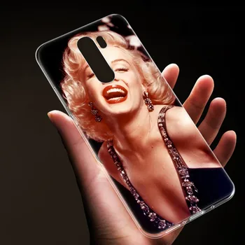 Fierbinte Marilyn Monroe Silicon Telefon Caz pentru Xiaomi Redmi Note 10 9 Pro Max 10 9 8T 8 8A 9 9A 9C 9T K40 Pro 5G husă Moale