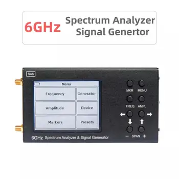 Noi 35MHz-6.2 GHz SA6 Analizor de Spectru Spectru Explorer Semnal Genertor Pentru FPV Wi-Fi, 2G 3G 4G LTE, CDMA, DCS GSM GPRS GLONASS