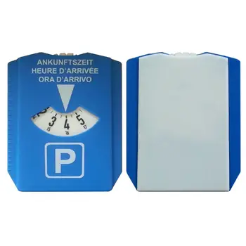 Parcare Disc Timer Ceas Ora De Sosire Ecran Albastru De Plastic Timp De Parcare Instrumente Portabile De Parcare Timer Ceas Imagine 2