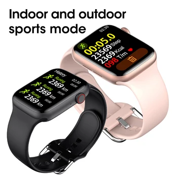 Pentru Apple Watch W27 Pro Ceas Inteligent NFC Wireless de Încărcare Răspuns Apel IP68 rezistent la apa Smartwatch Bărbați Femei PK IWO W46 W37 Seria 7 Imagine 2